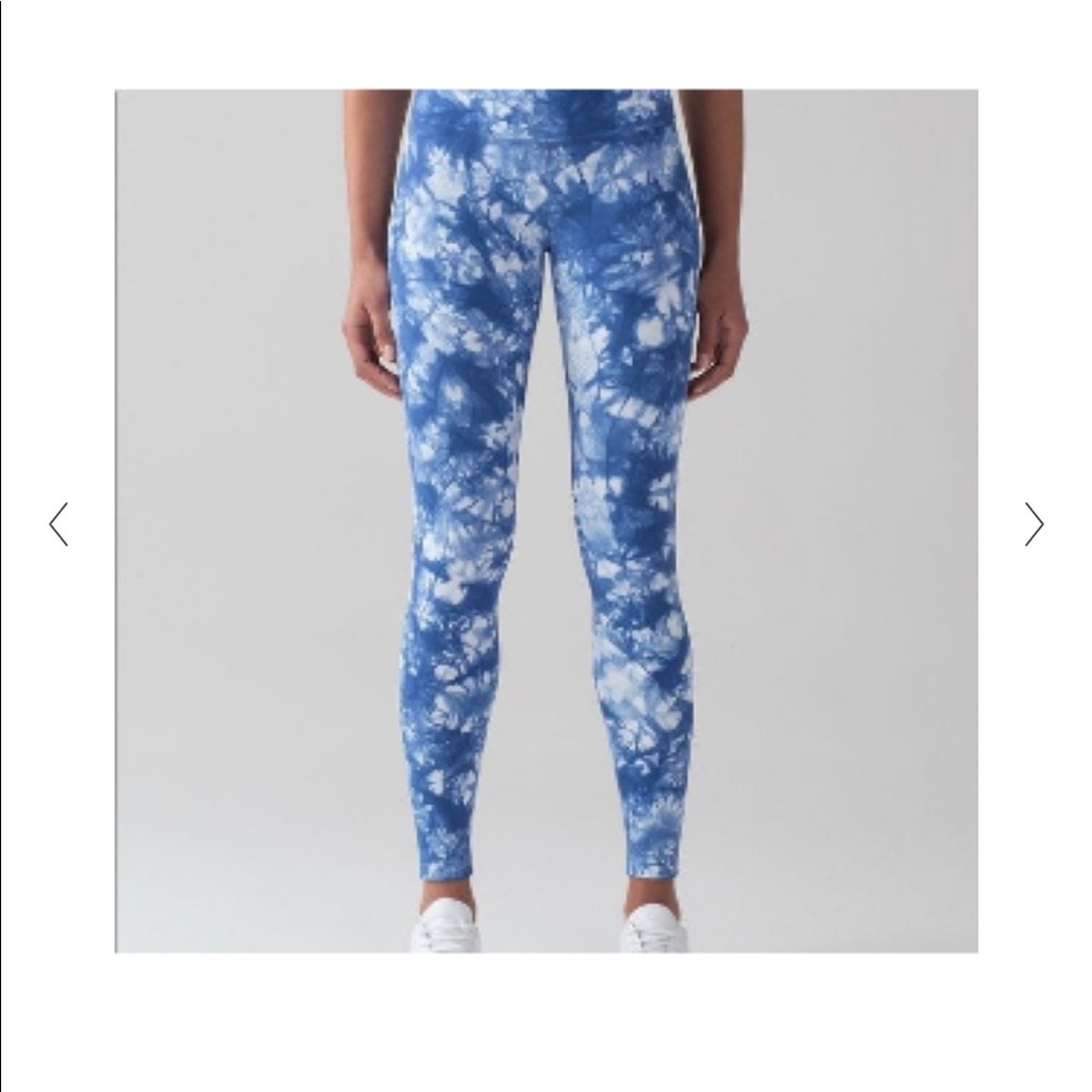 Lululemon wunder under tie dye